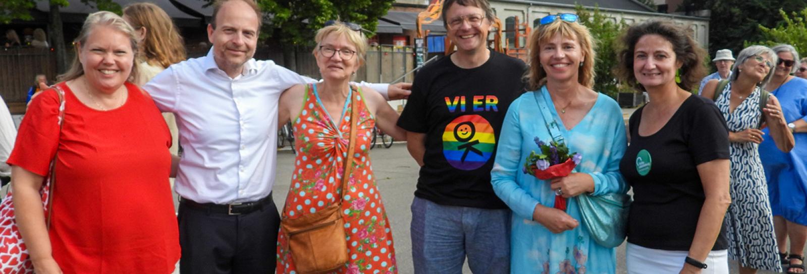Navngivningfest på Hanne Varmings Plads